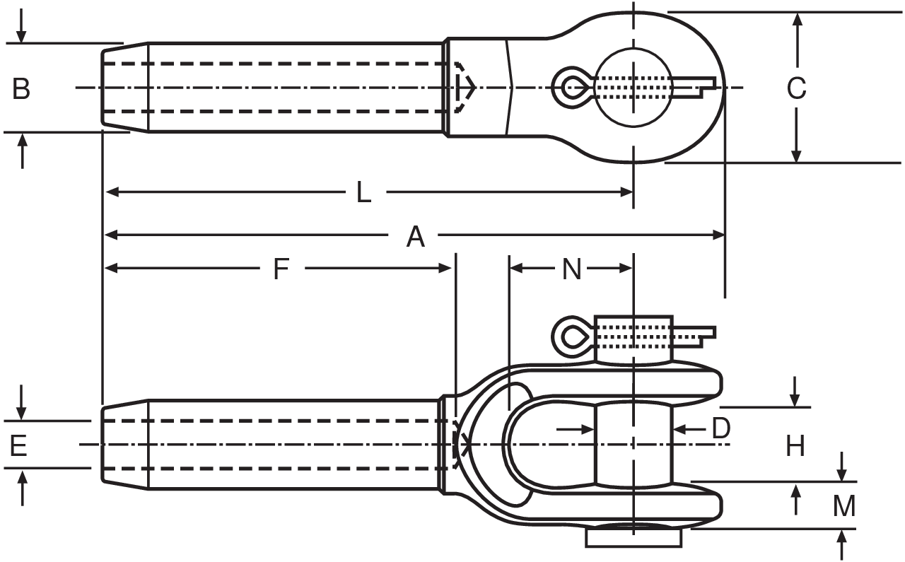 Open Swage Socket Certex UK